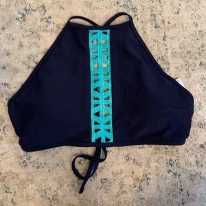 Aerie High Neck Bikini Top